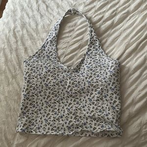 Floral hollister halter top